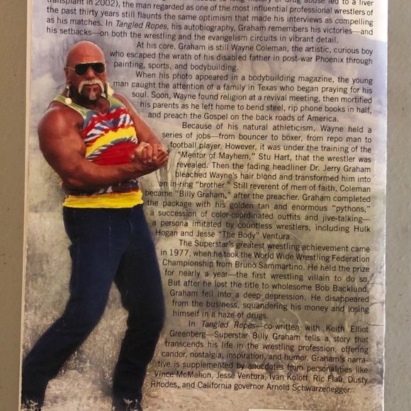 Superstar Billy Graham WWF WWE Wrestling Book Autobiography - Picture 2 of 2